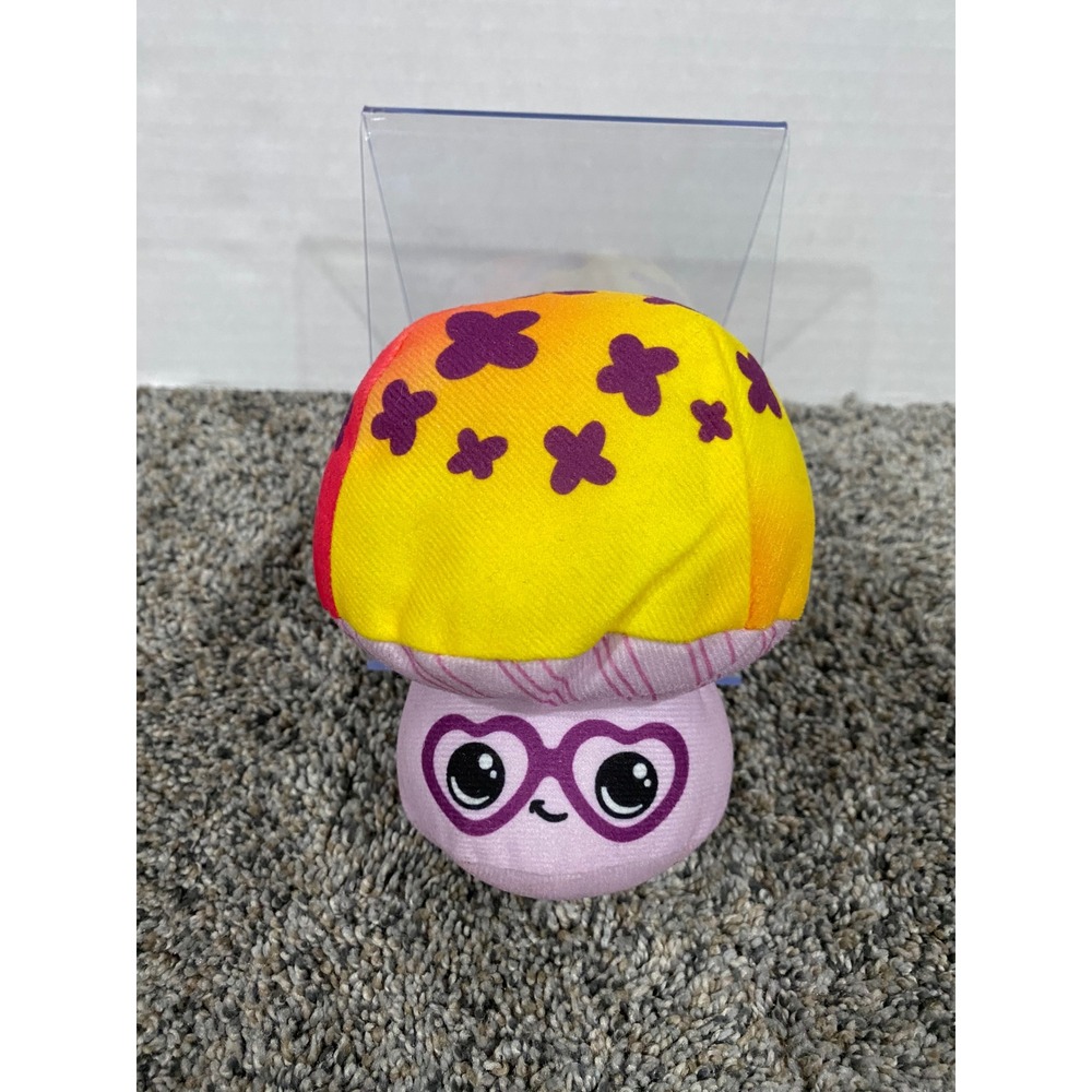 Plush Toy Unisex Heart Glasses Mushroom The Toy Network Pink New